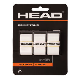 Vrchní Omotávky HEAD Prime Tour 3 pcs Pack weiß